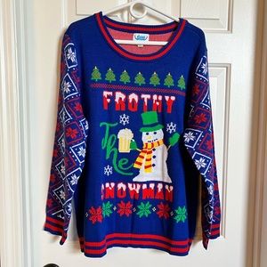 Frothy the Snowman Ugly Christmas Sweater